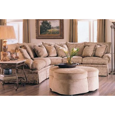 Spacious 4 to 5 Person Sectional Sofa